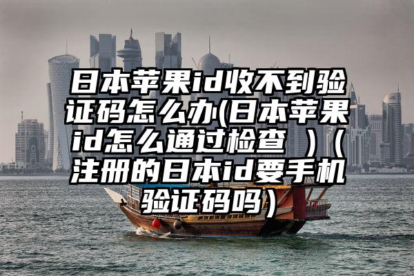 日本苹果id收不到验证码怎么办(日本苹果id怎么通过检查 )（注册的日本id要手机验证码吗）