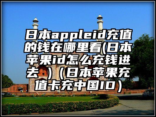 日本appleid充值的钱在哪里看(日本苹果id怎么充钱进去 )（日本苹果充值卡充中国ID）