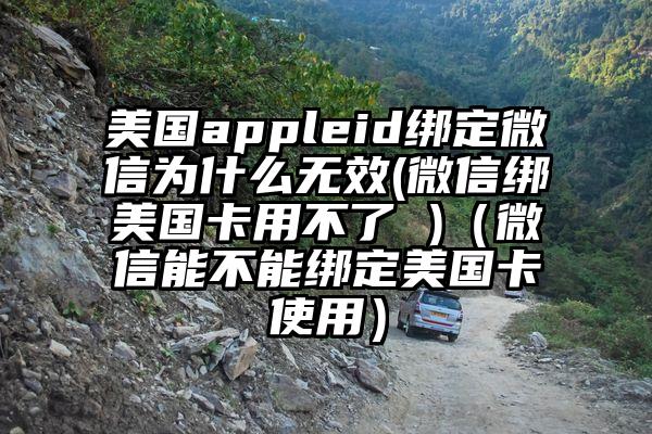 美国appleid绑定微信为什么无效(微信绑美国卡用不了 )（微信能不能绑定美国卡使用）