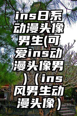 ins日系动漫头像男生(可爱ins动漫头像男 )（ins风男生动漫头像）