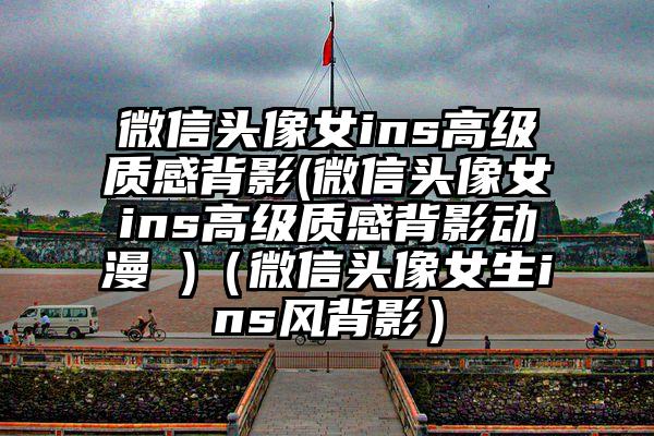 微信头像女ins高级质感背影(微信头像女ins高级质感背影动漫 )（微信头像女生ins风背影）
