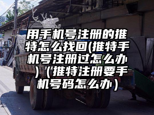 用手机号注册的推特怎么找回(推特手机号注册过怎么办 )（推特注册要手机号码怎么办）