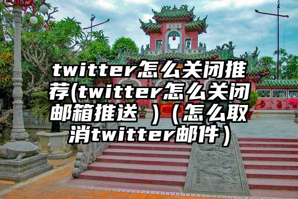 twitter怎么关闭推荐(twitter怎么关闭邮箱推送 )（怎么取消twitter邮件）