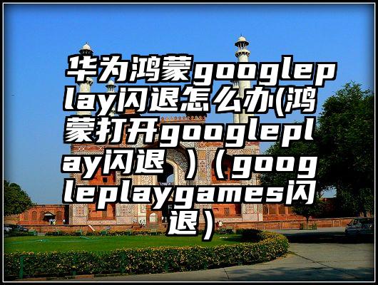华为鸿蒙googleplay闪退怎么办(鸿蒙打开googleplay闪退 )（googleplaygames闪退）