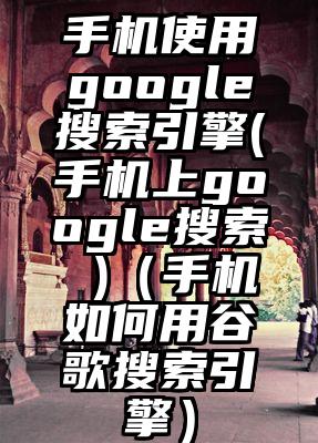 手机使用google搜索引擎(手机上google搜索 )（手机如何用谷歌搜索引擎）