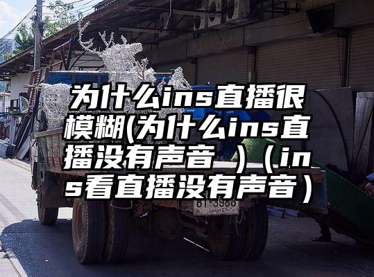 为什么ins直播很模糊(为什么ins直播没有声音 )（ins看直播没有声音）