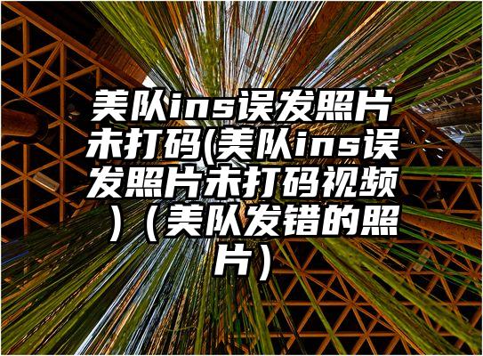 美队ins误发照片未打码(美队ins误发照片未打码视频 )（美队发错的照片）
