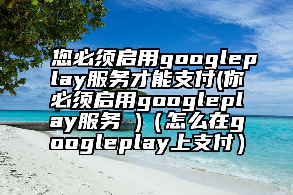 您必须启用googleplay服务才能支付(你必须启用googleplay服务 )（怎么在googleplay上支付）