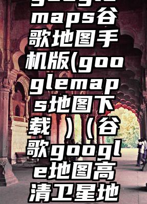 googlemaps谷歌地图手机版(googlemaps地图下载 )（谷歌google地图高清卫星地图下载）