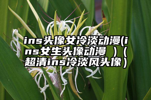 ins头像女冷淡动漫(ins女生头像动漫 )（超清ins冷淡风头像）