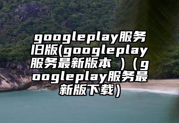 googleplay服务旧版(googleplay服务最新版本 )（googleplay服务最新版下载）