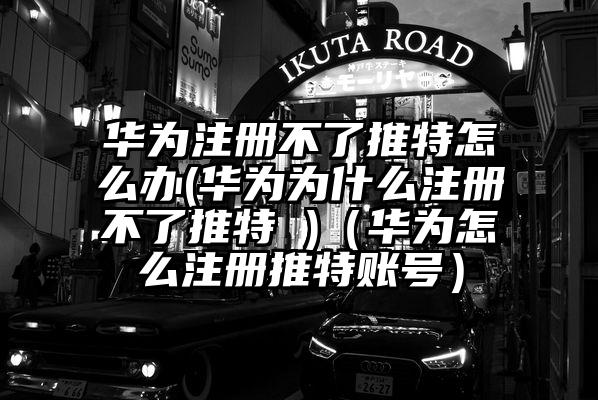 华为注册不了推特怎么办(华为为什么注册不了推特 )（华为怎么注册推特账号）