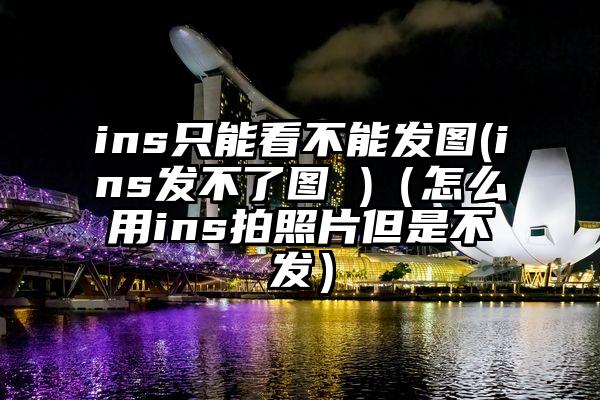 ins只能看不能发图(ins发不了图 )(怎么用ins拍照片但是不发)