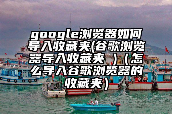 google浏览器如何导入收藏夹(谷歌浏览器导入收藏夹 )（怎么导入谷歌浏览器的收藏夹）
