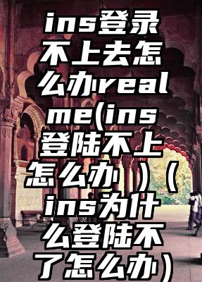 ins登录不上去怎么办realme(ins登陆不上怎么办 )(ins为什么登陆不了怎么办)