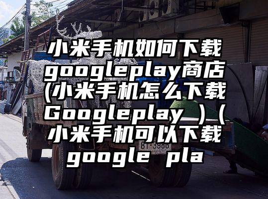 小米手机如何下载googleplay商店(小米手机怎么下载Googleplay )（小米手机可以下载google pla