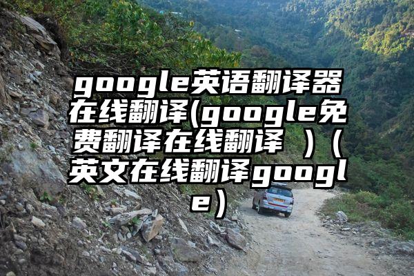 google英语翻译器在线翻译(google免费翻译在线翻译 )（英文在线翻译google）