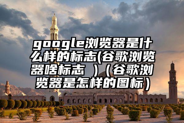google浏览器是什么样的标志(谷歌浏览器啥标志 )（谷歌浏览器是怎样的图标）