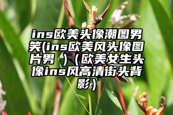 ins欧美头像潮图男笑(ins欧美风头像图片男 )（欧美女生头像ins风高清街头背影）