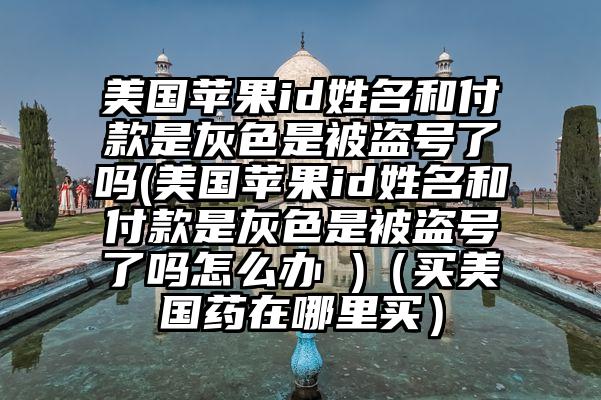 美国苹果id姓名和付款是灰色是被盗号了吗(美国苹果id姓名和付款是灰色是被盗号了吗怎么办 )（买美国药在哪里买）