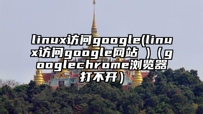 linux访问google(linux访问google网站 )（googlechrome浏览器打不开）