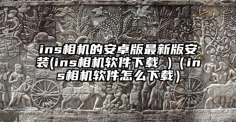 ins相机的安卓版最新版安装(ins相机软件下载 )（ins相机软件怎么下载）