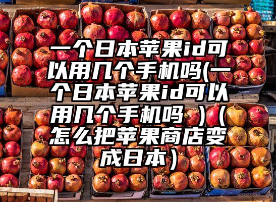一个日本苹果id可以用几个手机吗(一个日本苹果id可以用几个手机吗 )（怎么把苹果商店变成日本）