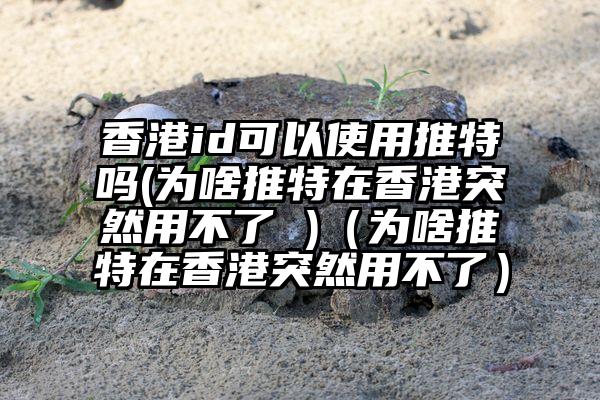 香港id可以使用推特吗(为啥推特在香港突然用不了 )（为啥推特在香港突然用不了）