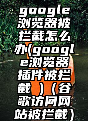google浏览器被拦截怎么办(google浏览器插件被拦截 )（谷歌访问网站被拦截）