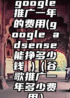 google推广一年的费用(google adsense能挣多少钱 )（谷歌推广一年多少费用）
