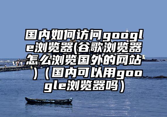 国内如何访问google浏览器(谷歌浏览器怎么浏览国外的网站 )（国内可以用google浏览器吗）