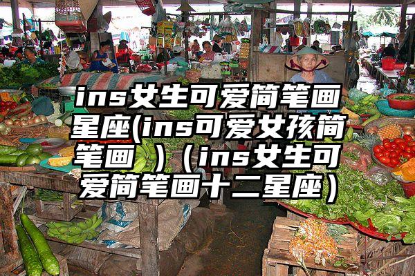 ins女生可爱简笔画星座(ins可爱女孩简笔画 )（ins女生可爱简笔画十二星座）