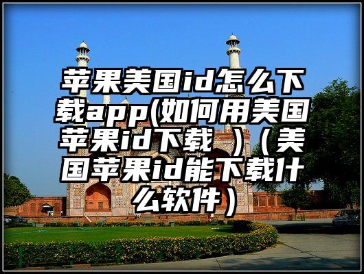 苹果美国id怎么下载app(如何用美国苹果id下载 )（美国苹果id能下载什么软件）
