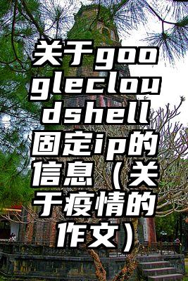关于googlecloudshell固定ip的信息（关于疫情的作文）