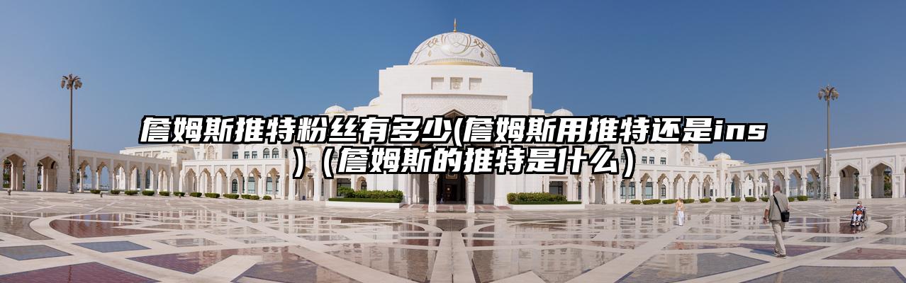 詹姆斯推特粉丝有多少(詹姆斯用推特还是ins )（詹姆斯的推特是什么）
