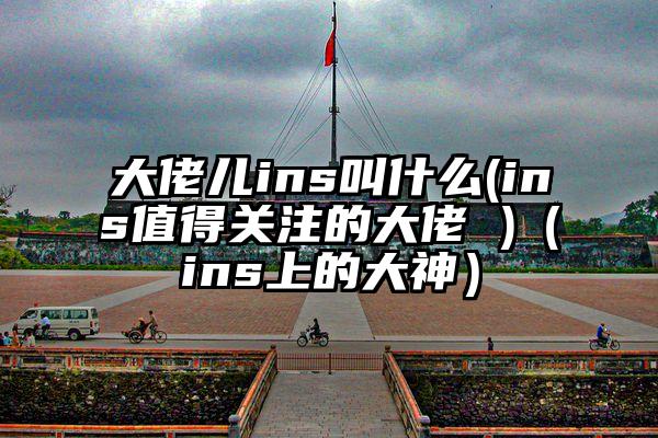 大佬儿ins叫什么(ins值得关注的大佬 )（ins上的大神）