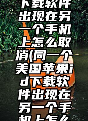 同一个美国苹果id下载软件出现在另一个手机上怎么取消(同一个美国苹果id下载软件出现在另一个手机上怎么取消 )（苹果同一