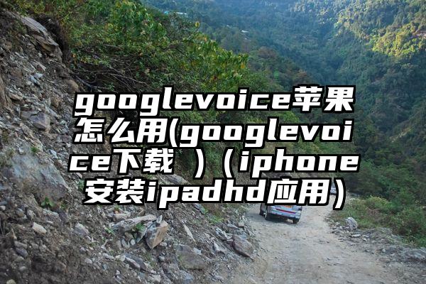 googlevoice苹果怎么用(googlevoice下载 )（iphone安装ipadhd应用）
