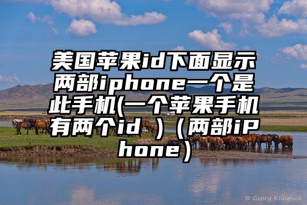 美国苹果id下面显示两部iphone一个是此手机(一个苹果手机有两个id )（两部iPhone）