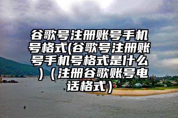 谷歌号注册账号手机号格式(谷歌号注册账号手机号格式是什么 )（注册谷歌账号电话格式）