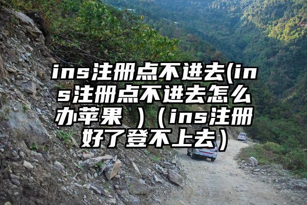 ins注册点不进去(ins注册点不进去怎么办苹果 )（ins注册好了登不上去）