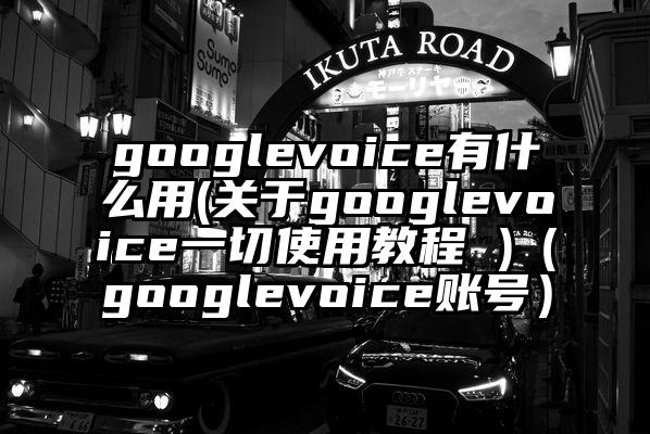 googlevoice有什么用(关于googlevoice一切使用教程 )（googlevoice账号）