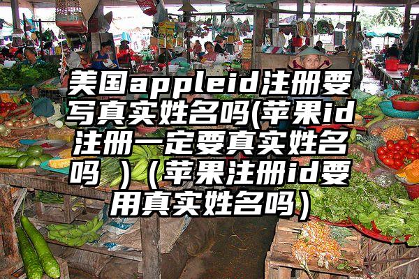美国appleid注册要写真实姓名吗(苹果id注册一定要真实姓名吗 )（苹果注册id要用真实姓名吗）