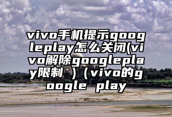 vivo手机提示googleplay怎么关闭(vivo解除googleplay限制 )（vivo的google play