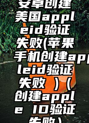 安卓创建美国appleid验证失败(苹果手机创建appleid验证失败 )（创建apple ID验证失败）