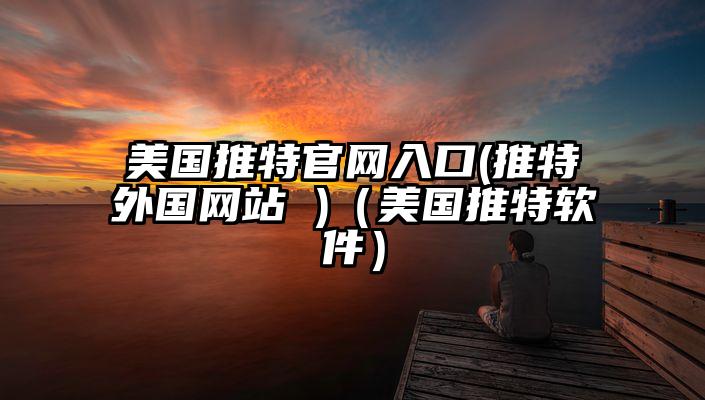 美国推特官网入口(推特外国网站 )（美国推特软件）