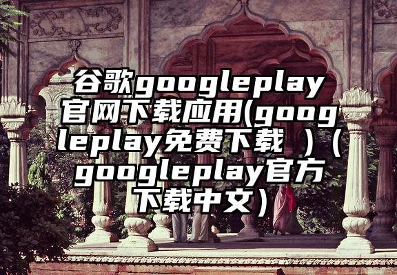 谷歌googleplay官网下载应用(googleplay免费下载 )（googleplay官方下载中文）