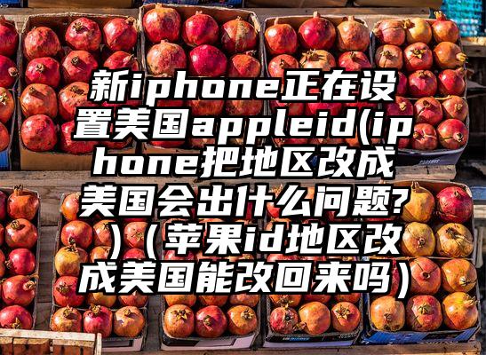 新iphone正在设置美国appleid(iphone把地区改成美国会出什么问题? )（苹果id地区改成美国能改回来吗）