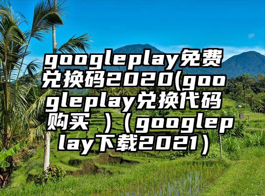googleplay免费兑换码2020(googleplay兑换代码购买 )（googleplay下载2021）