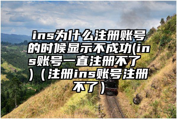 ins为什么注册账号的时候显示不成功(ins账号一直注册不了 )（注册ins账号注册不了）